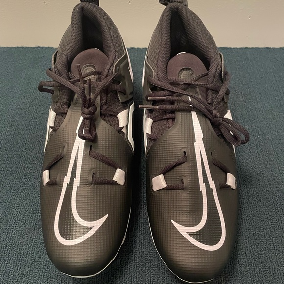 Nike Alpha Menace Pro 3 “Black White” Football Cleats Size 10